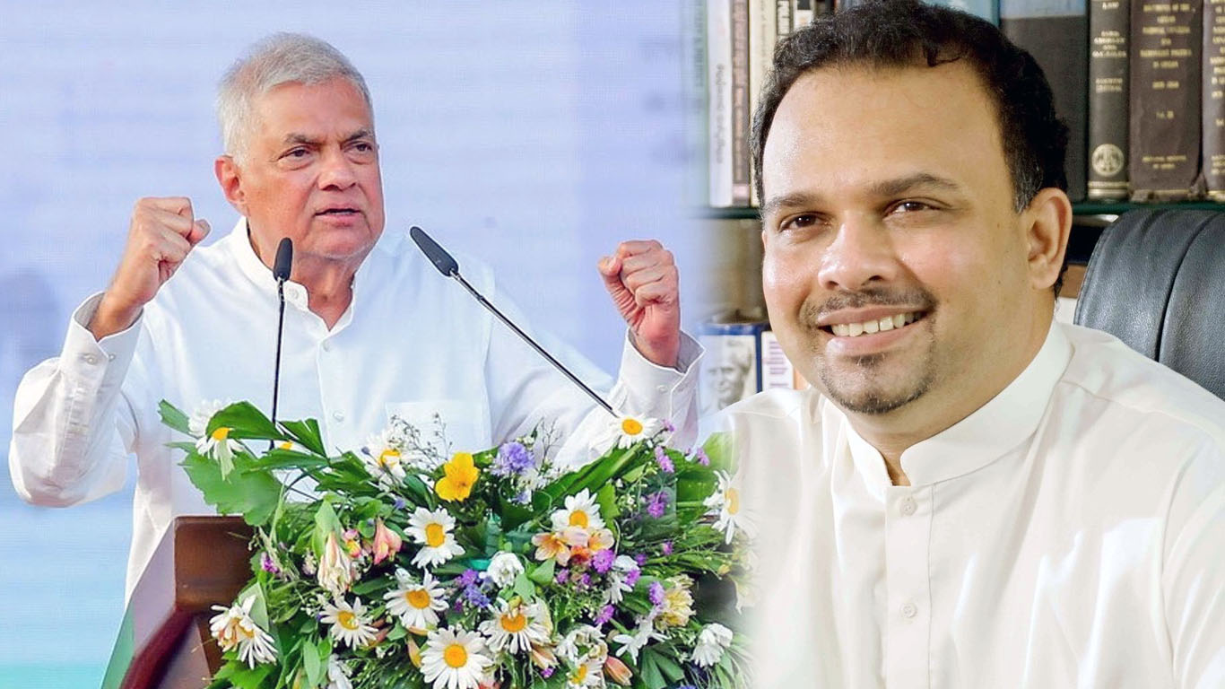 නවීන් දිසානායකට කැපිල්ලක්. රනිල් ගාව ඉන්න කෙනෙකුට දොස්